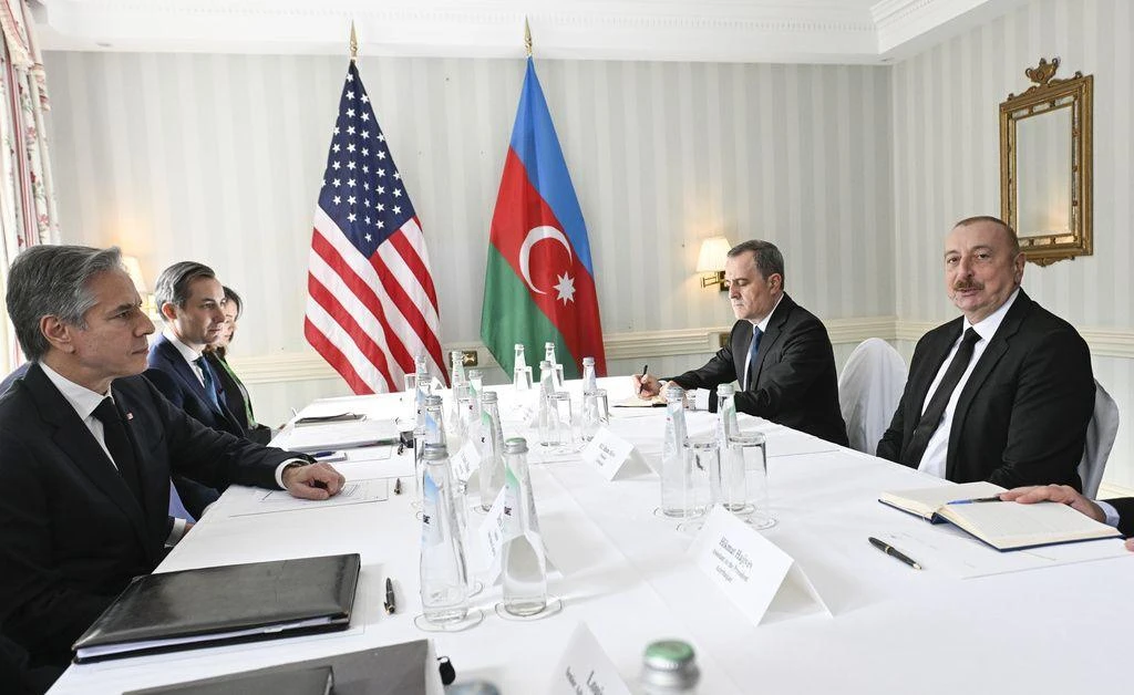 Blinken, Aliyev discuss peace and human rights