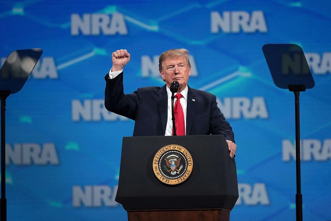 Trump fires up NRA supporters amid legal woes and political jabs