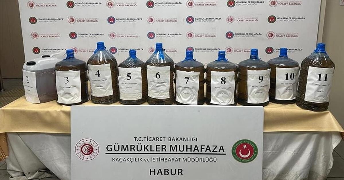 345 kg of illicit substance seized at Habur Gate