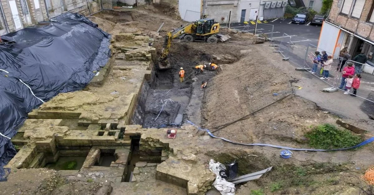 640-year-old castle found under hotel in France