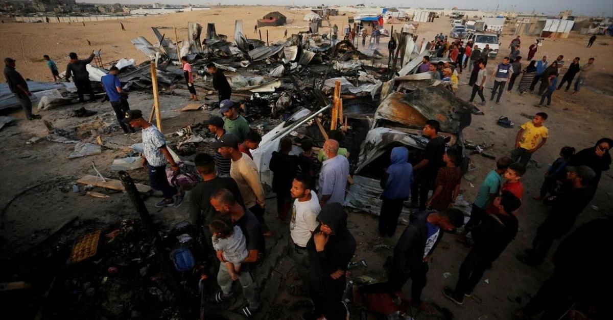 At least 22 dead after Israel strikes tent city in Mawasi