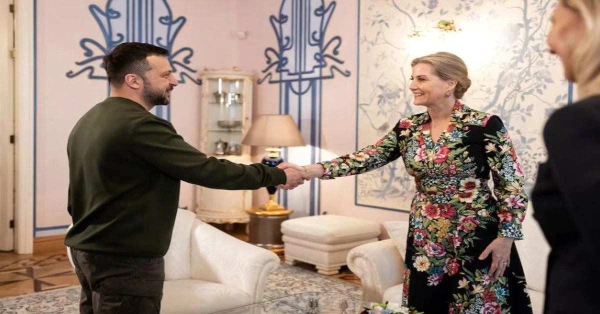 Britain's Duchess Sophie meets Zelenskyy in Ukraine