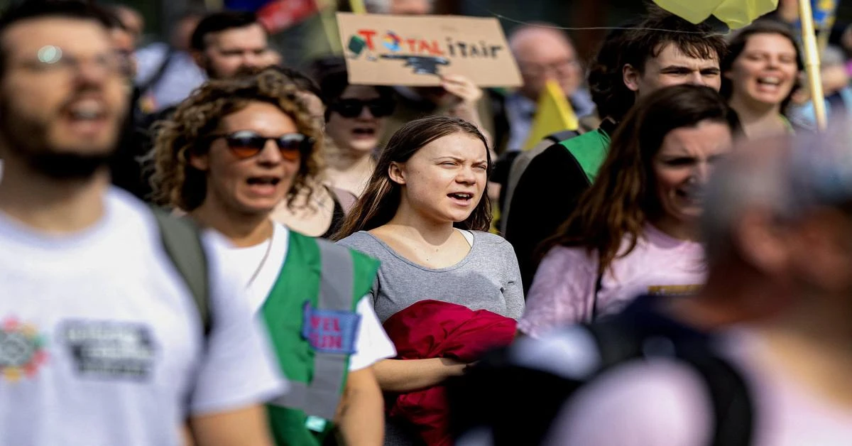 Climate activist Thunberg detained in Dutch protest