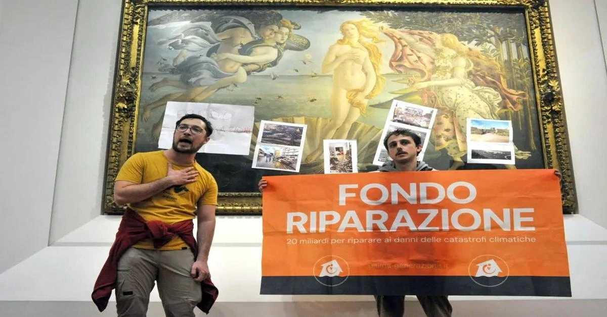 Climate activists attack 'Birth of Venus' painting in Florence