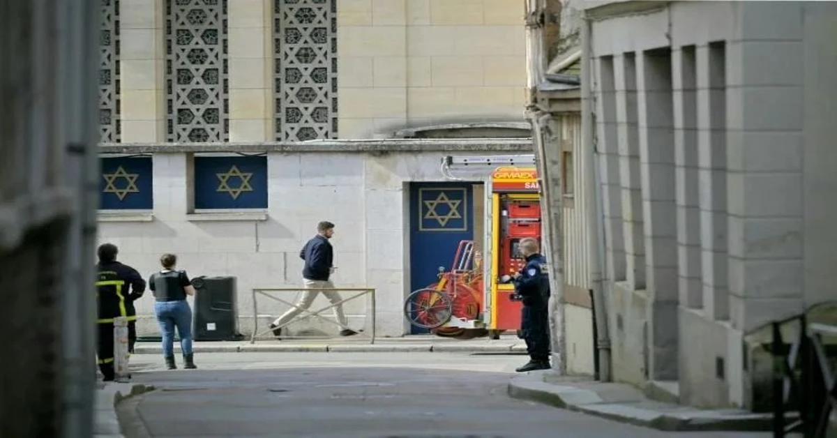 French police shoot man attempting to set fire to synagogue