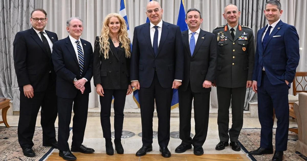 Greek defense minister meets American Israel Public Affairs Committee representatives