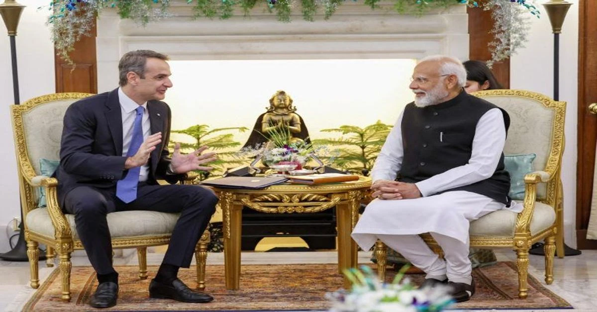 Greek PM Mitsotakis and Indian PM Modi set ambitious trade goals in historic meeting