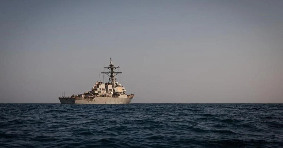 Houthis fire ballistic missile against US warship in Red Sea