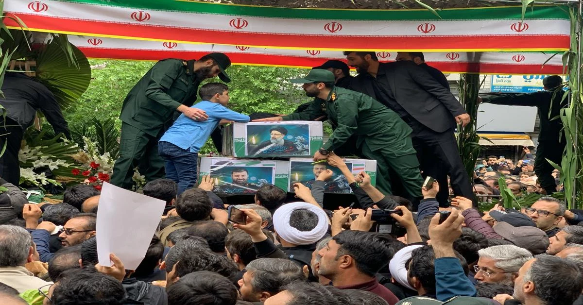 Iran mourns President Raisi's tragic death as funeral takes place in Tabriz