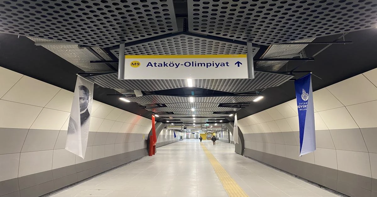 Istanbul's M9 Atakoy-Olympic metro line opens