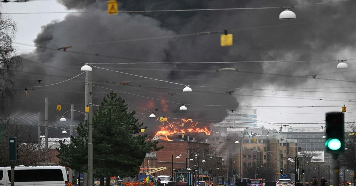 Large fire breaks out at Sweden's biggest amusement park