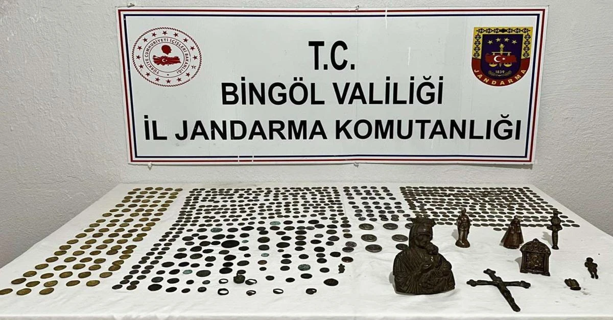 Major antiquities trafficking bust in Bingol yields over 700 historical artifacts