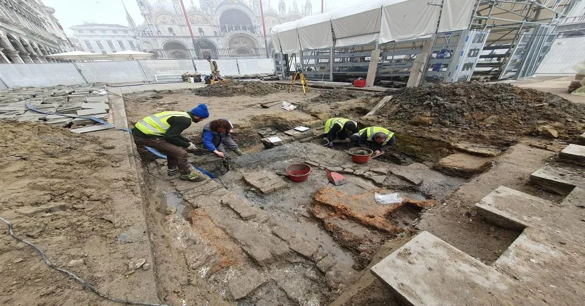 Medieval church lost for centuries, tomb full of skeletons unearthed in Venice