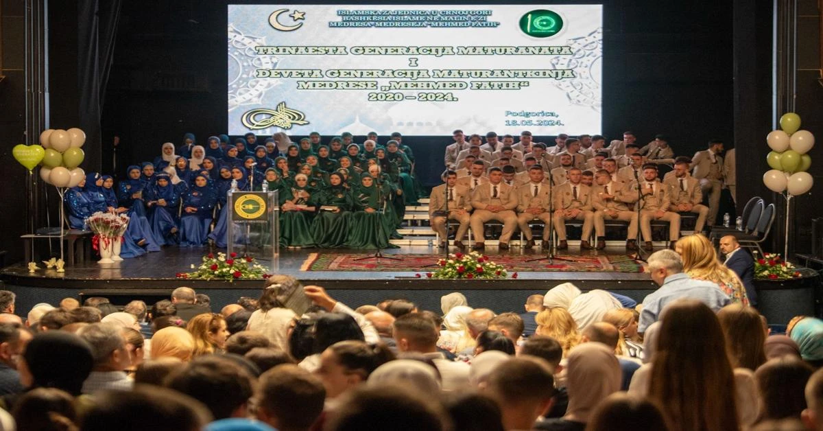 Mehmet Fatih Madrasa celebrates graduation of 13th semester students in Montenegro