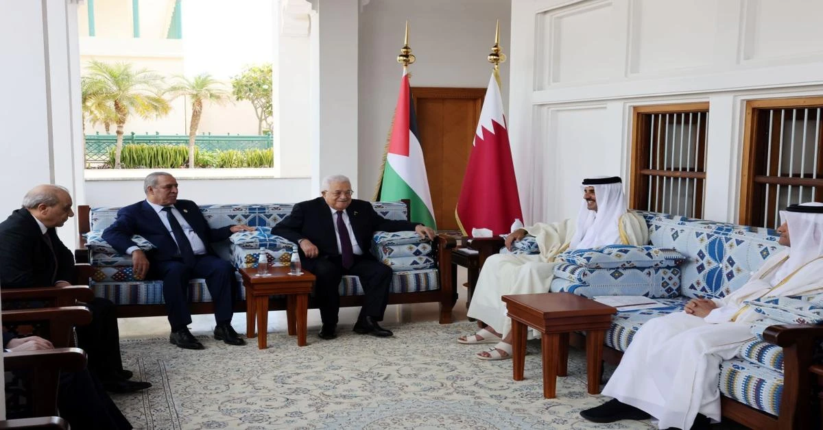 Palestinian President Mahmoud Abbas to meet Qatar's emir