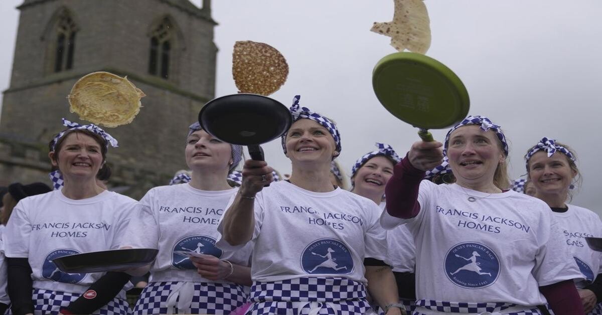 Pancake race: A recipe for victory with skill, athleticism and whimsy