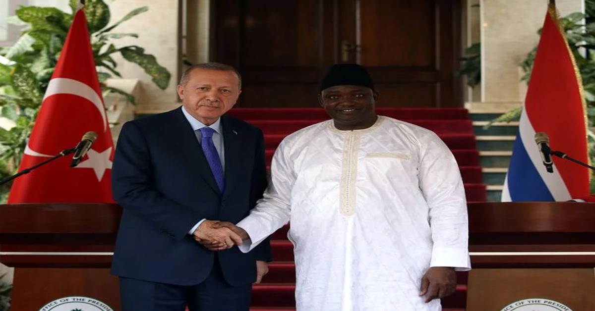 President Erdogan holds a phone call with Gambian President Barrow