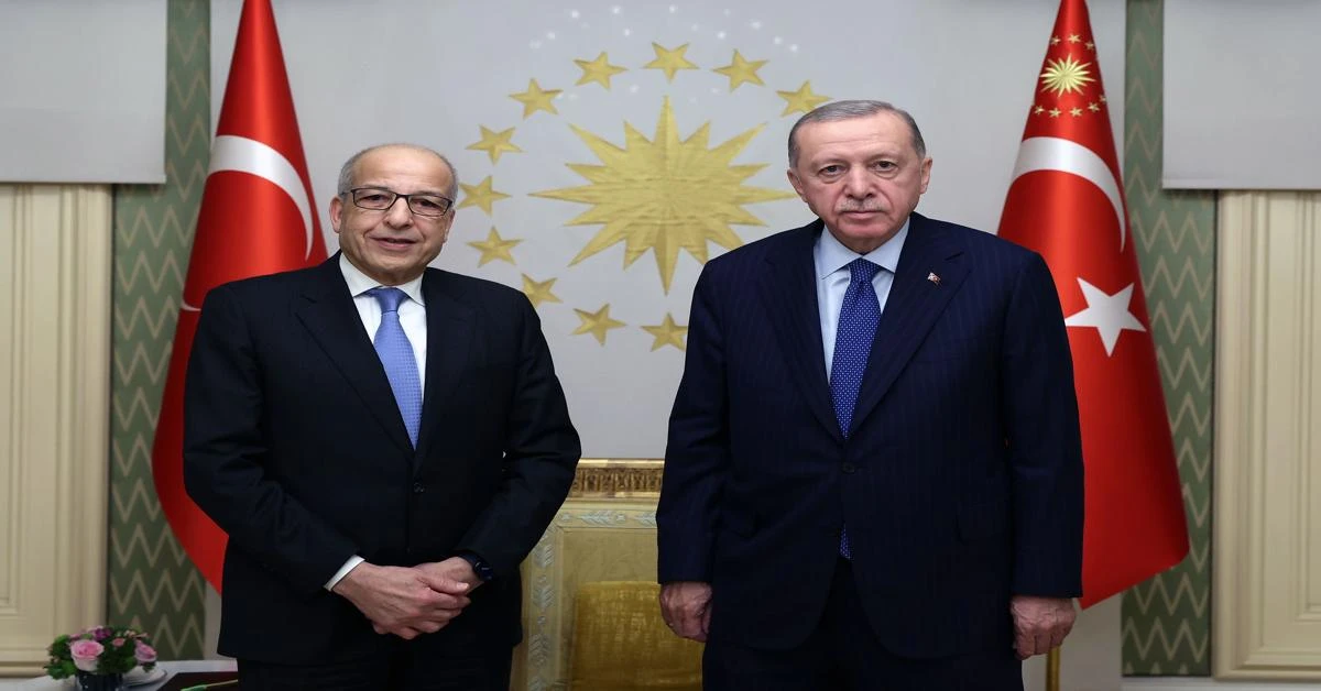 President Erdogan meets with the Governor of the Central Bank of Libya