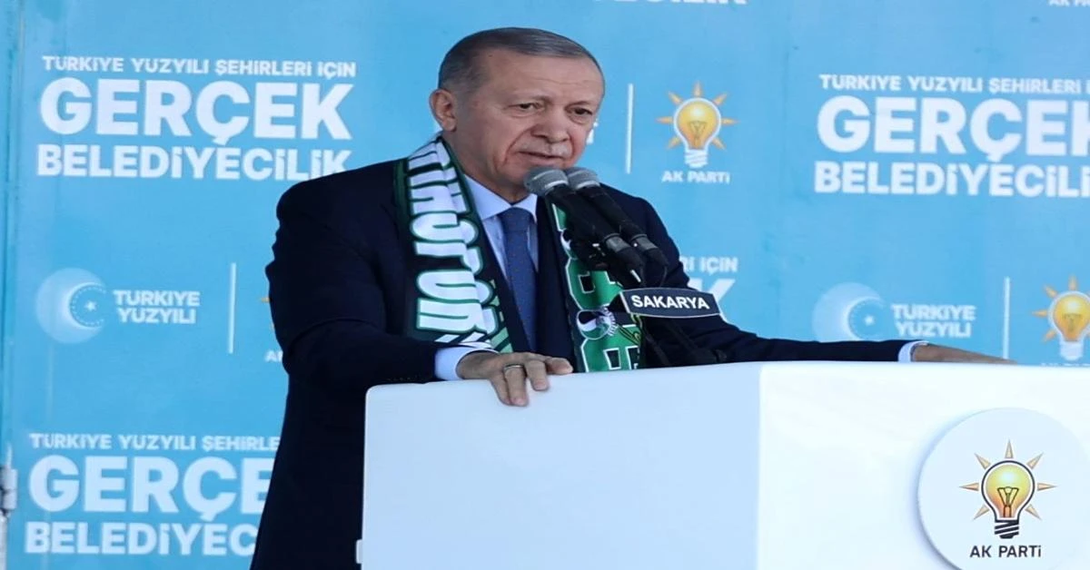 President Erdogan speaks at rally in Sakarya