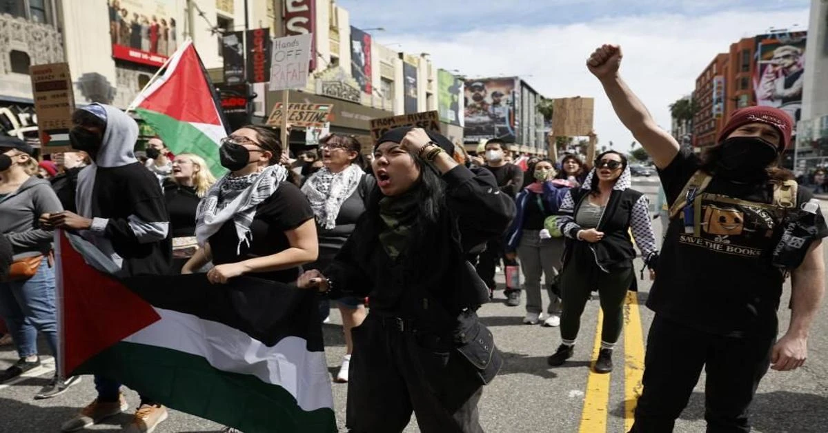 Pro-Palestinian protests, solidarity at Oscars