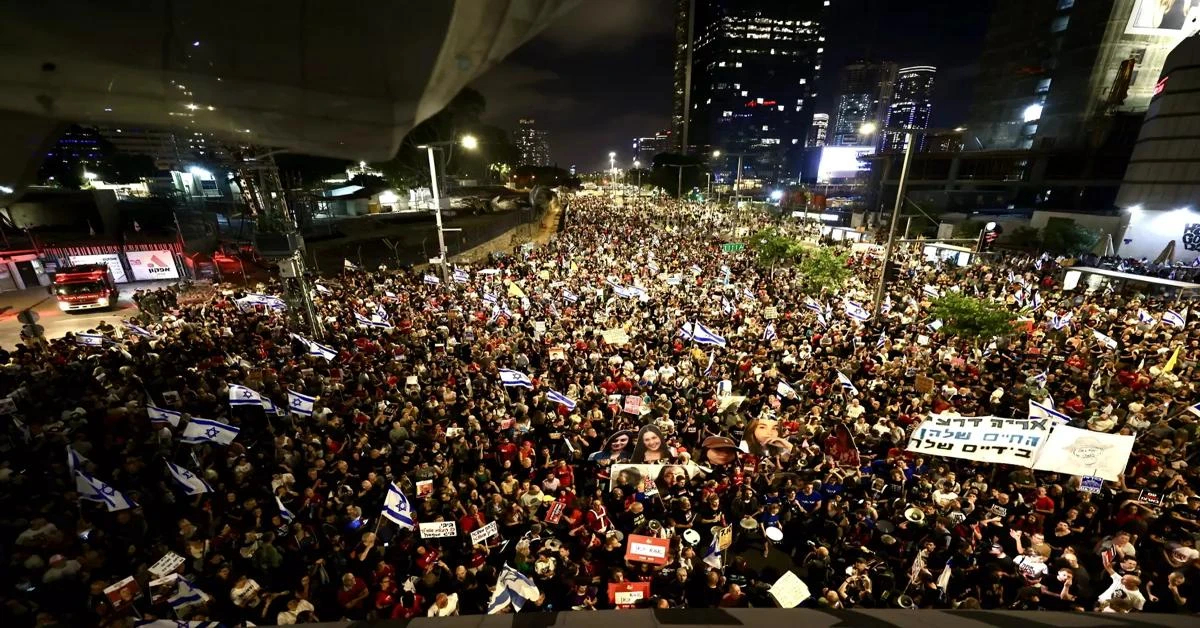 Protests in Tel Aviv escalate over hostage crisis