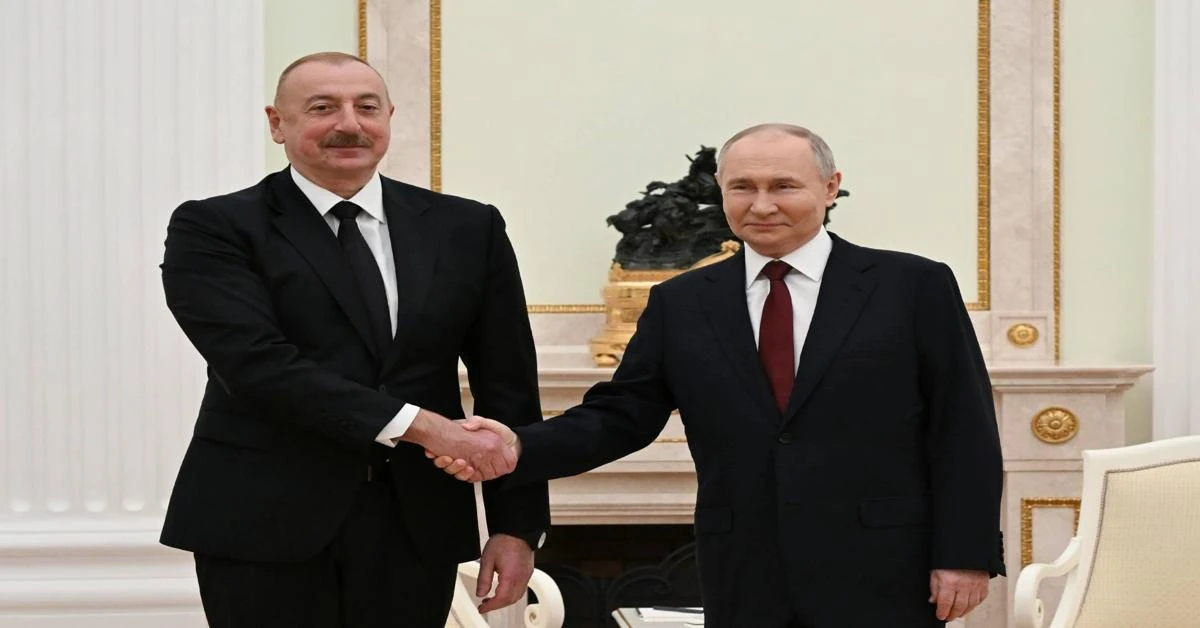 Putin, Aliyev discuss regional security in Moscow