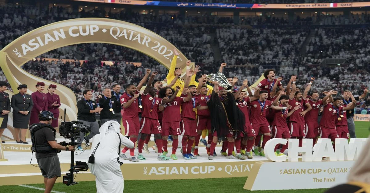 Qatar defeats Jordan 3-1 to win the Asian Cup title