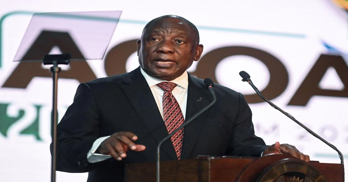 Ramaphosa announces party manifesto at S. Africa rally