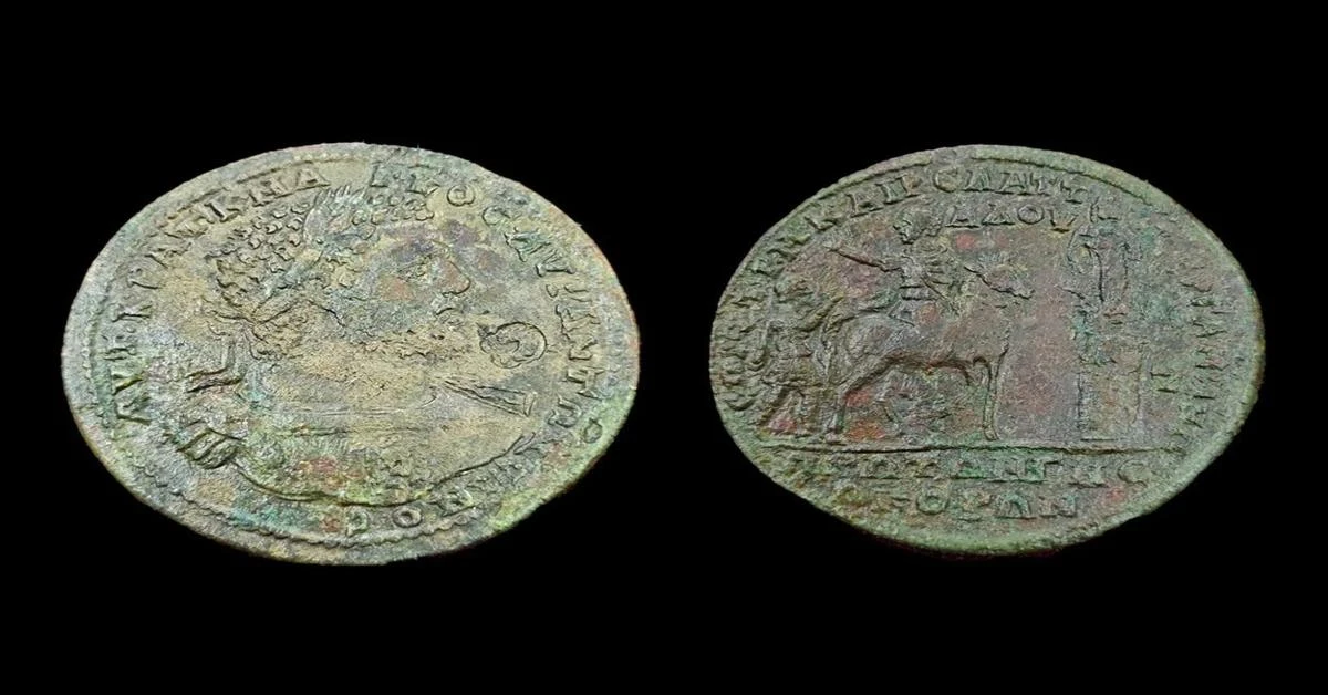 Rare medallion depicting Emperor Caracalla found in Slovenia