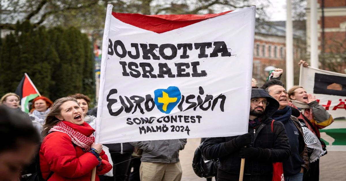 Swedes protest Israel's Eurovision participation