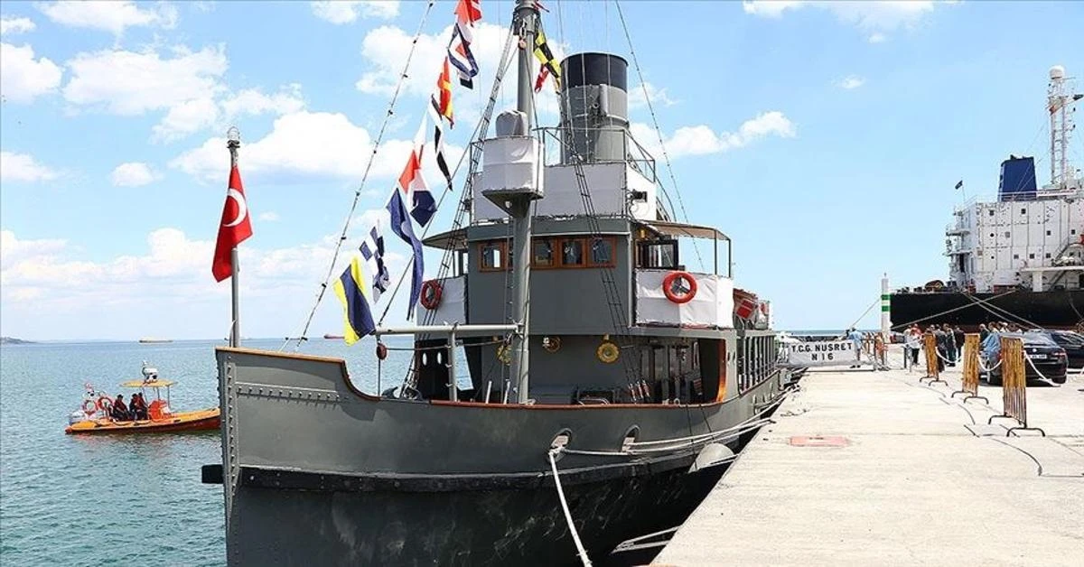 TCG Nusret Museum Ship in Mersin opens doors to visitors