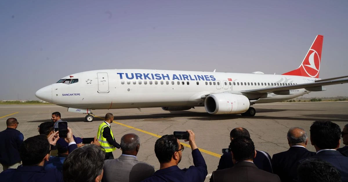 Turkish Airlines conducts its first flight to Libya after a hiatus of 10 years