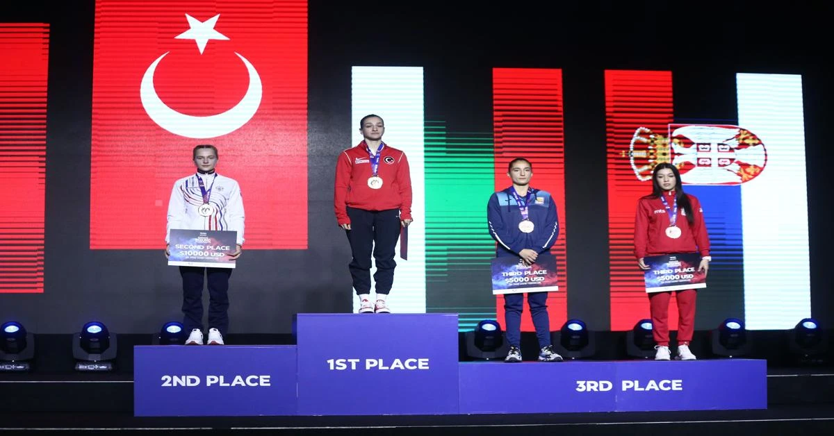 Turkish female boxer Buse Naz Cakiroglu is European champion for the third time