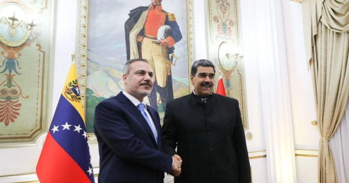 Turkish FM Fidan meets Venezuela's President Maduro