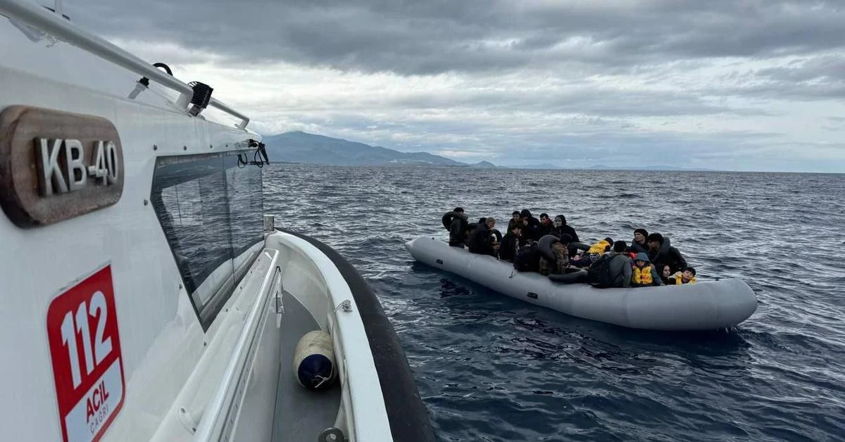 Turkish forces rescue 47 irregular migrants, including 22 children, near Izmir