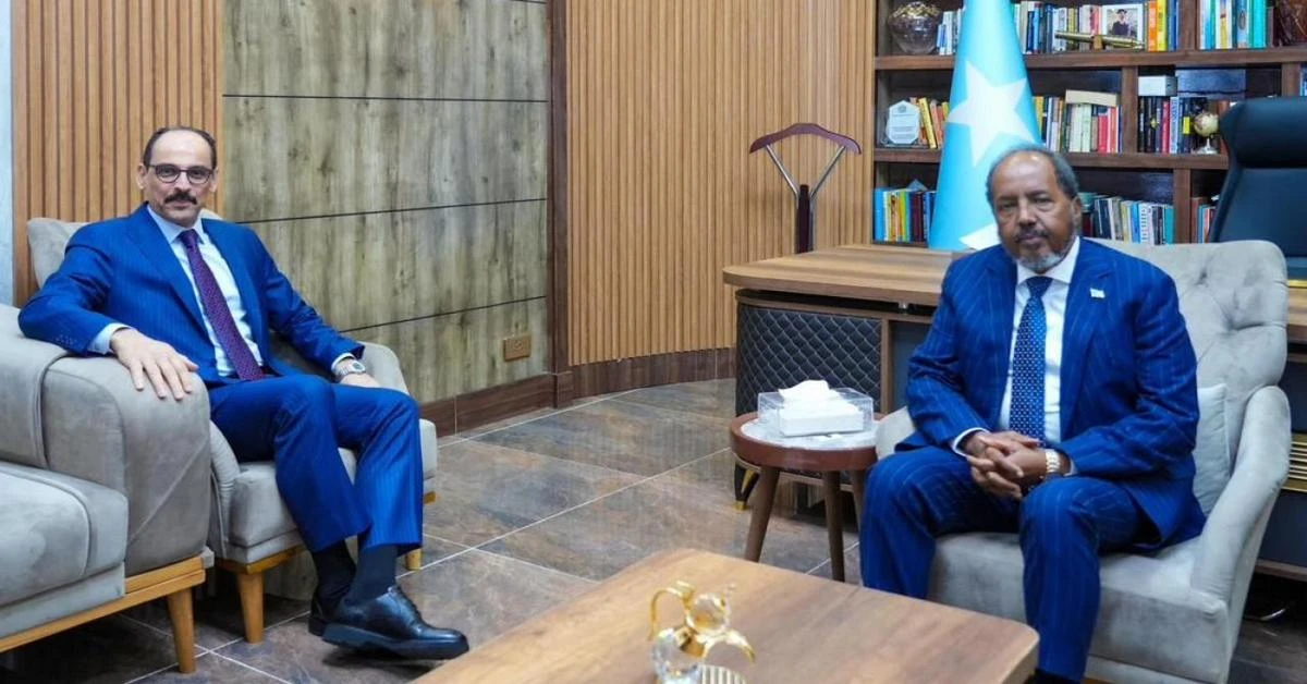 Turkish intelligence chief Kalin holds talks with Somali President Mohamud