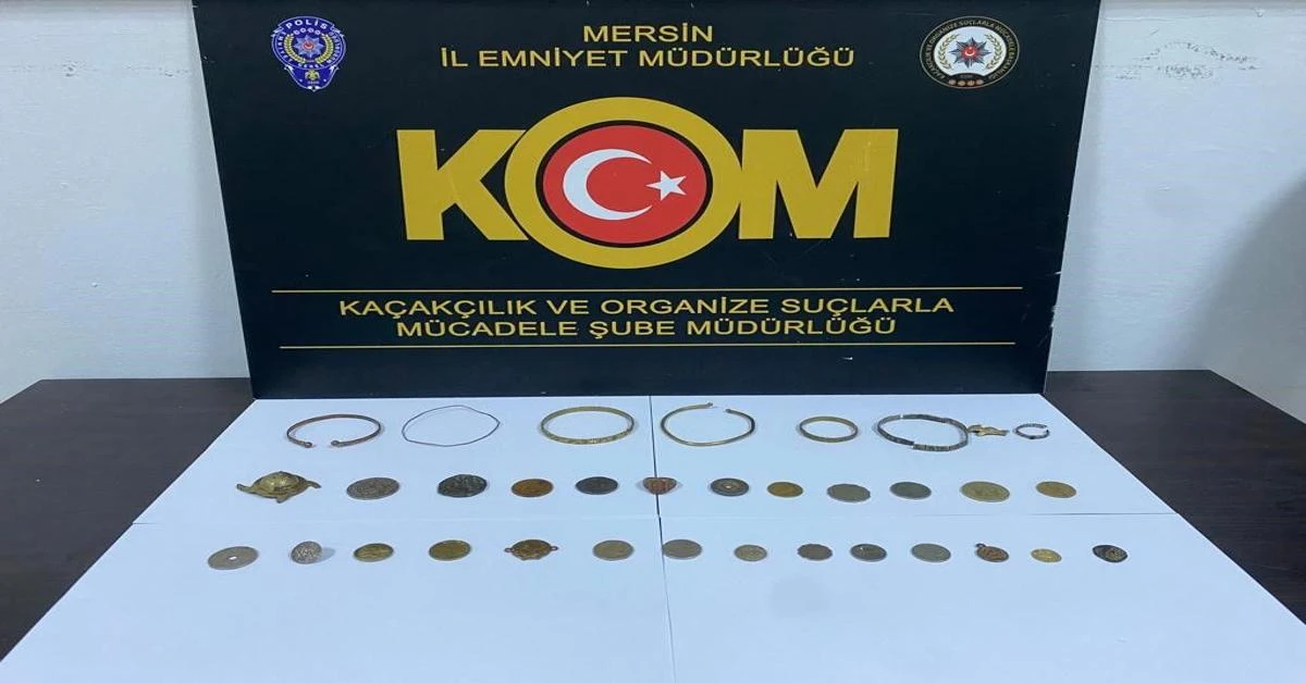 Turkish police recover precious antiquities in Mersin