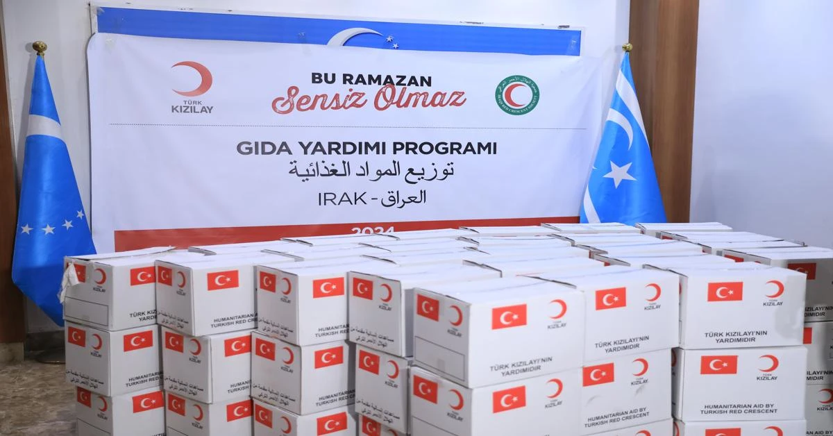 Turkish Red Crescent assists 250 displaced families in Iraq for Ramadan