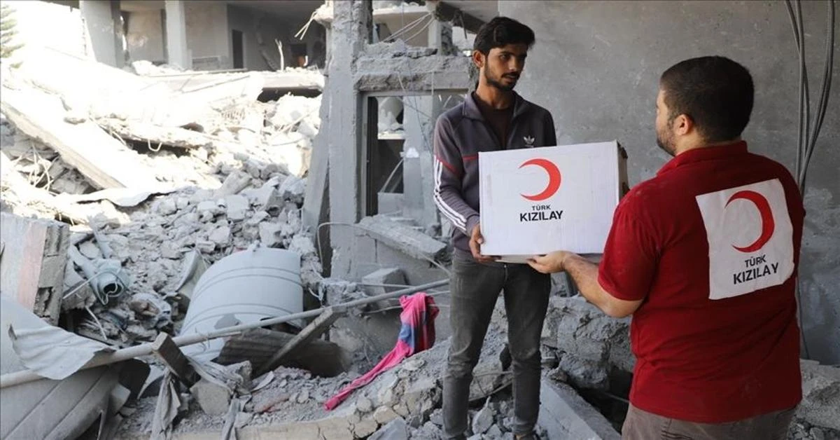 Turkish Red Crescent sends 2,737 tons of aid to Gaza in ongoing support efforts