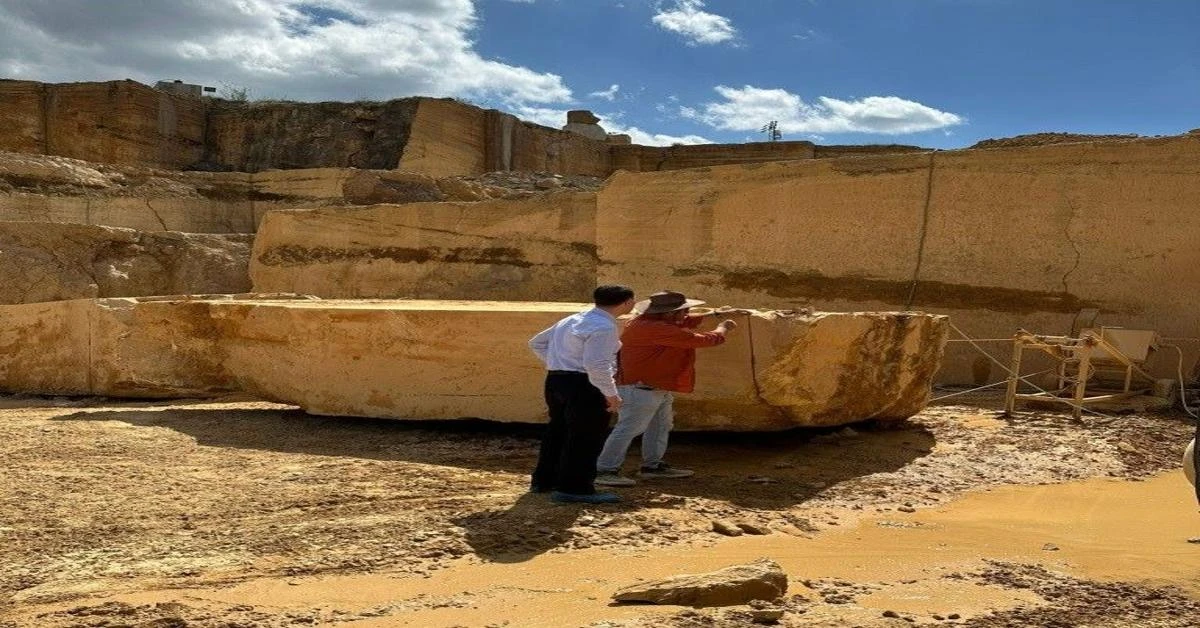 Turkish travertine with striking golden hue seeks geographical recognition