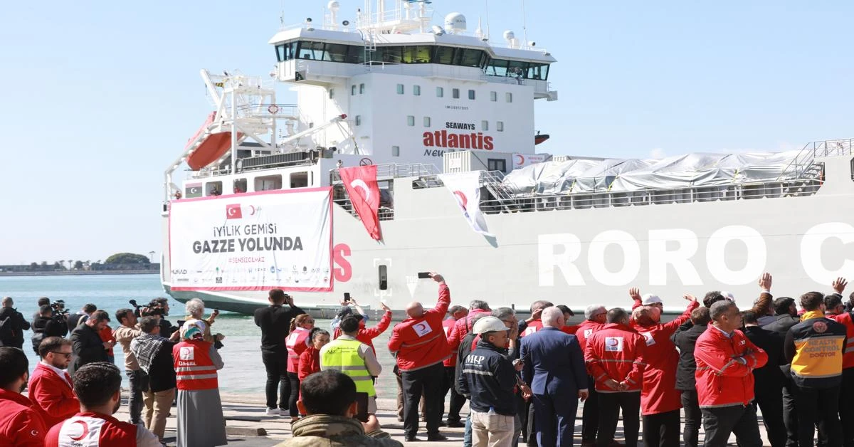 Türkiye's 9th aid ship with 3,000 tons sets off to support Gaza