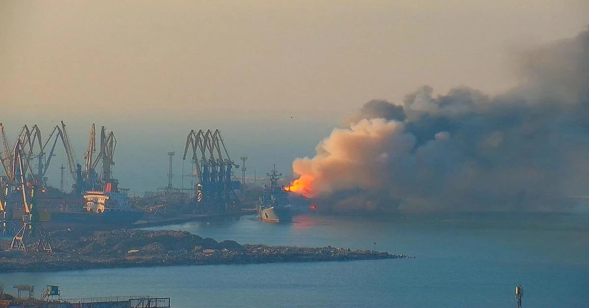 Ukraine claims it destroyed Russian military ship in Black Sea