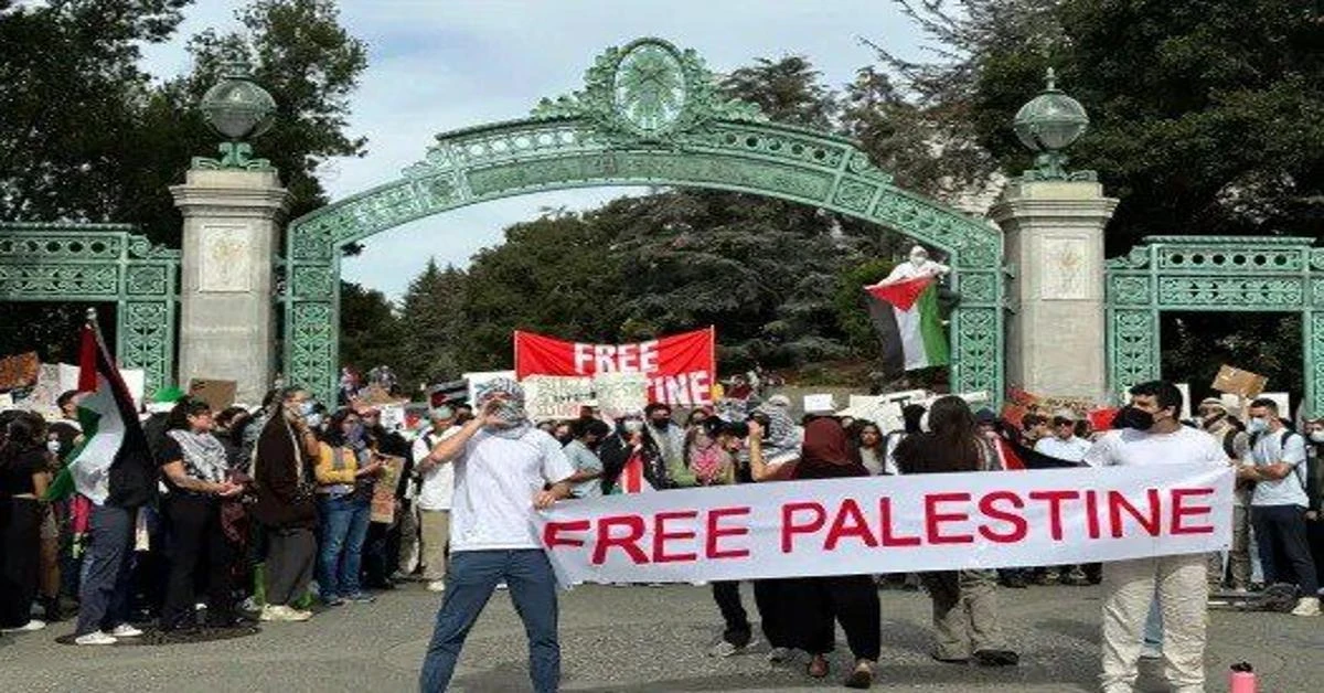 University of California students and staff strike for Gaza