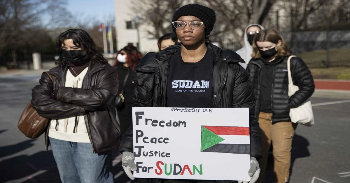 Washington protesters rally at UAE embassy over Sudan intervention