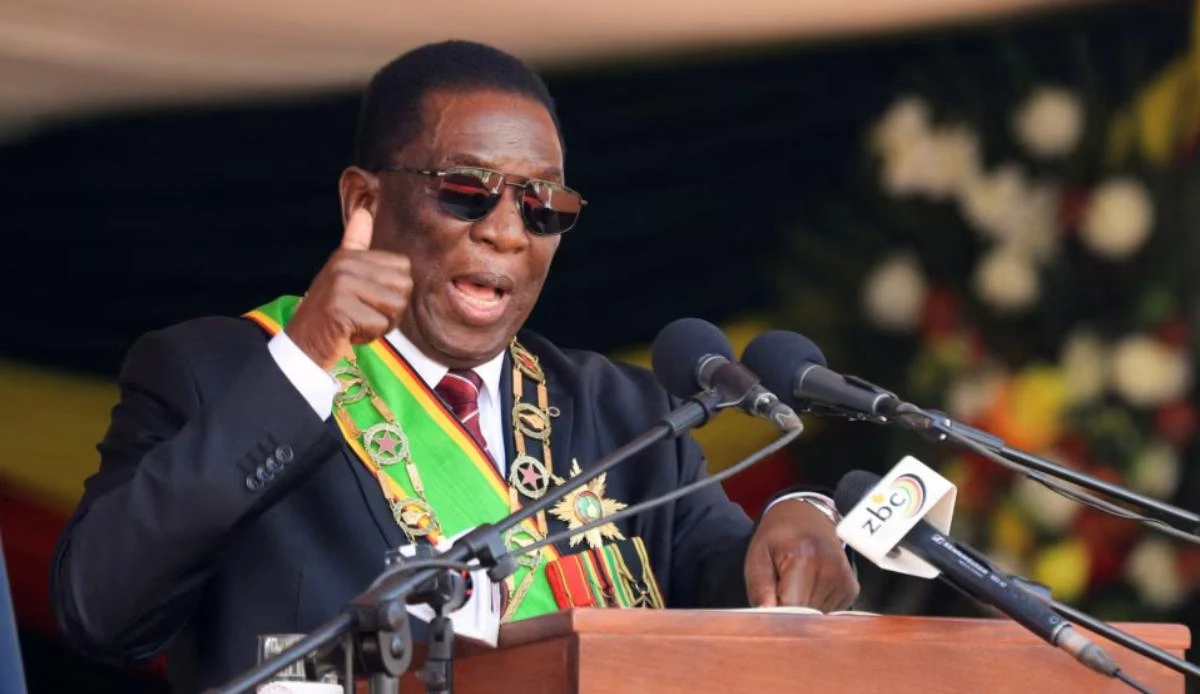 US imposes sanctions on Zimbabwean President Mnangagwa and officials over rights abuses and corruption