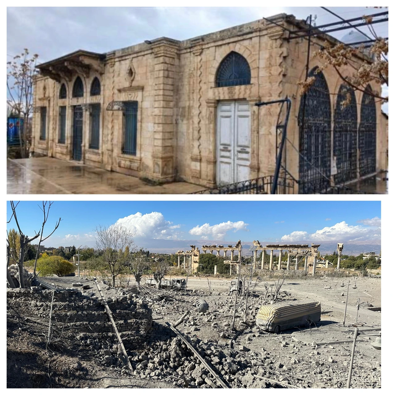 Israel destroyed Ottoman building in Baalbek, Lebanon