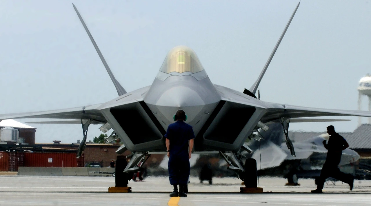 F-22A Raptor Demonstration Team aircraft