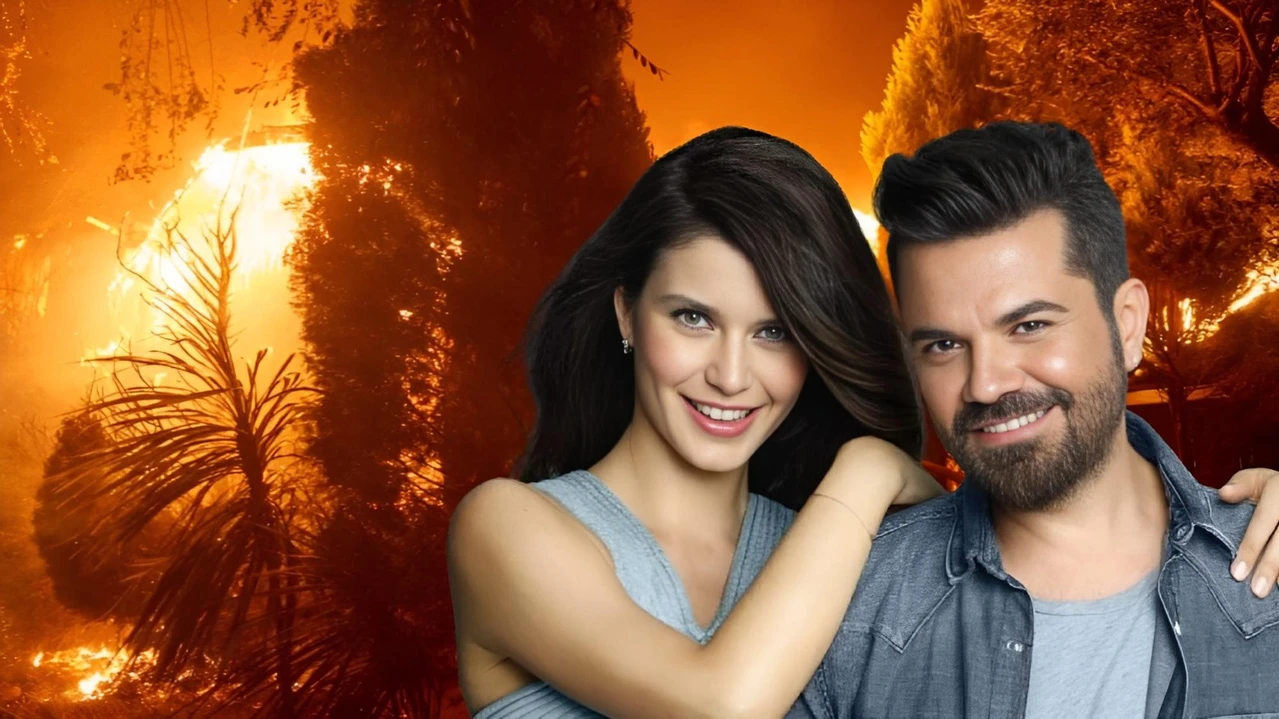 California wildfires destroy Beren Saat and Kenan Dogulu's LA home