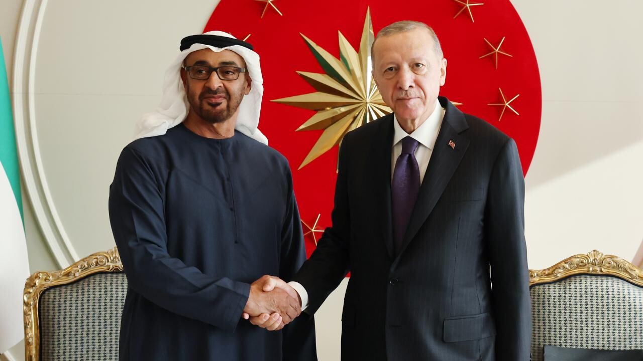 President Erdogan, UAE counterpart discuss Palestinian territories