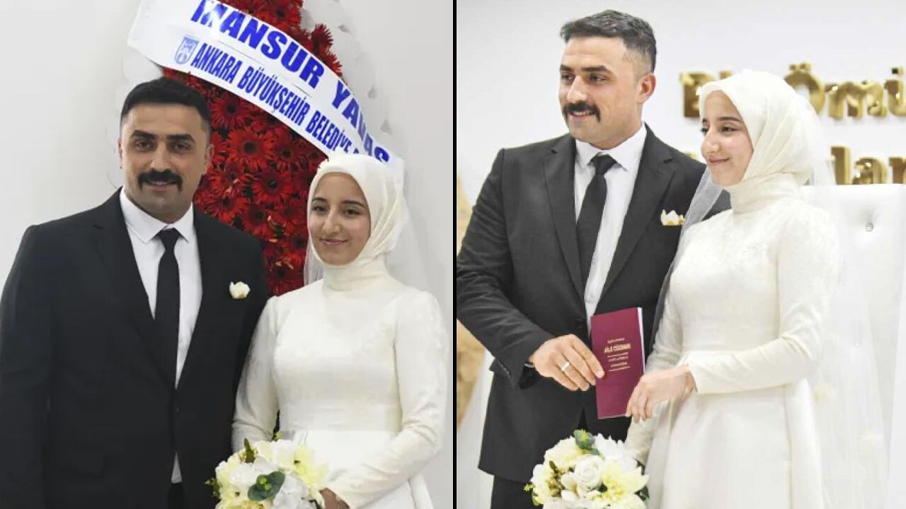 Love arises from rubble: Ankara firefighter weds woman rescued in Feb.6 quake